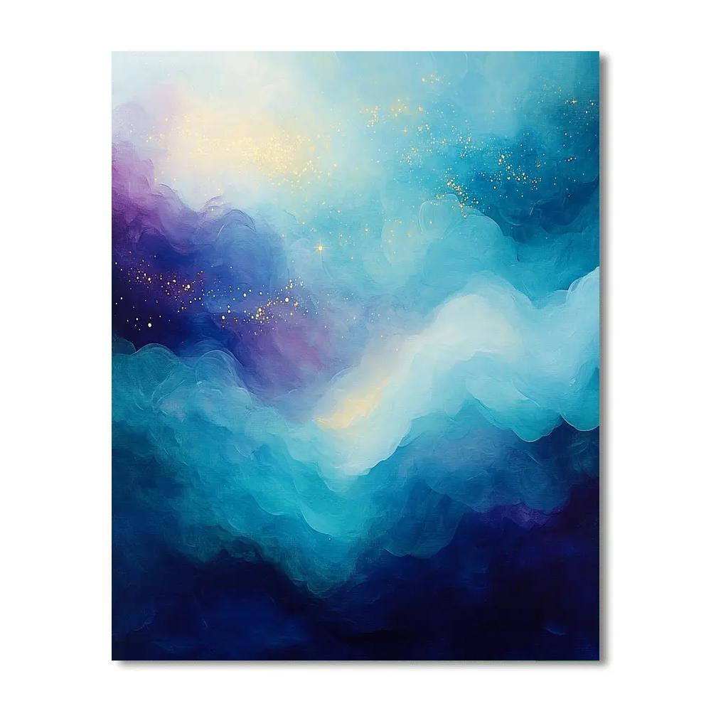 Georges Seurat Inspired Radiant Nebula Veil Painting by numbers kit