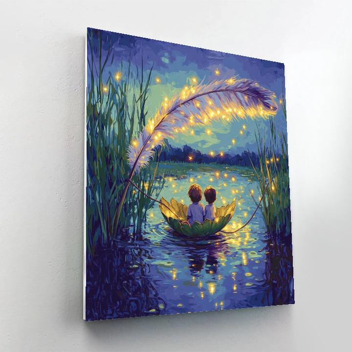 Bianca And Bernard Rescue Mission Marsh - Disney Inspired Number painting