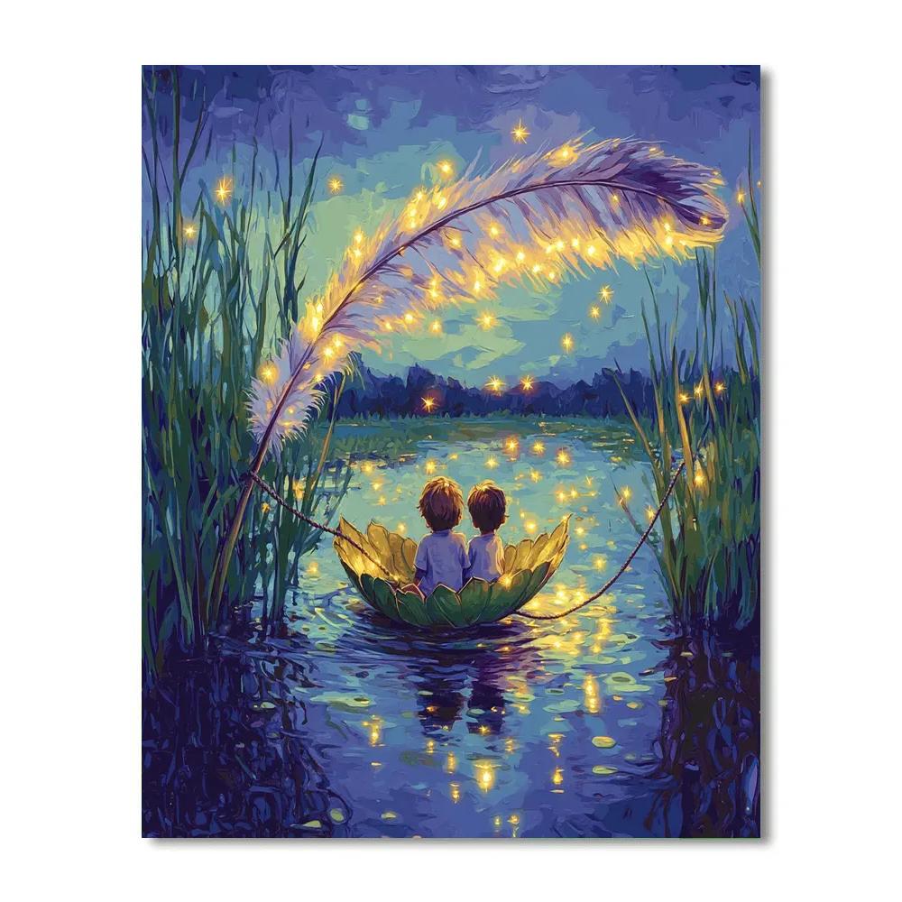 Bianca And Bernard Rescue Mission Marsh - Disney Inspired Number painting