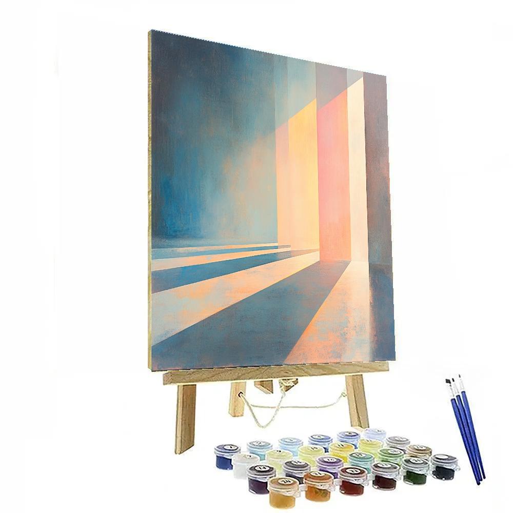 Edgar Degas Inspired Quiet Light In An Empty Atelier DIY paint by numbers