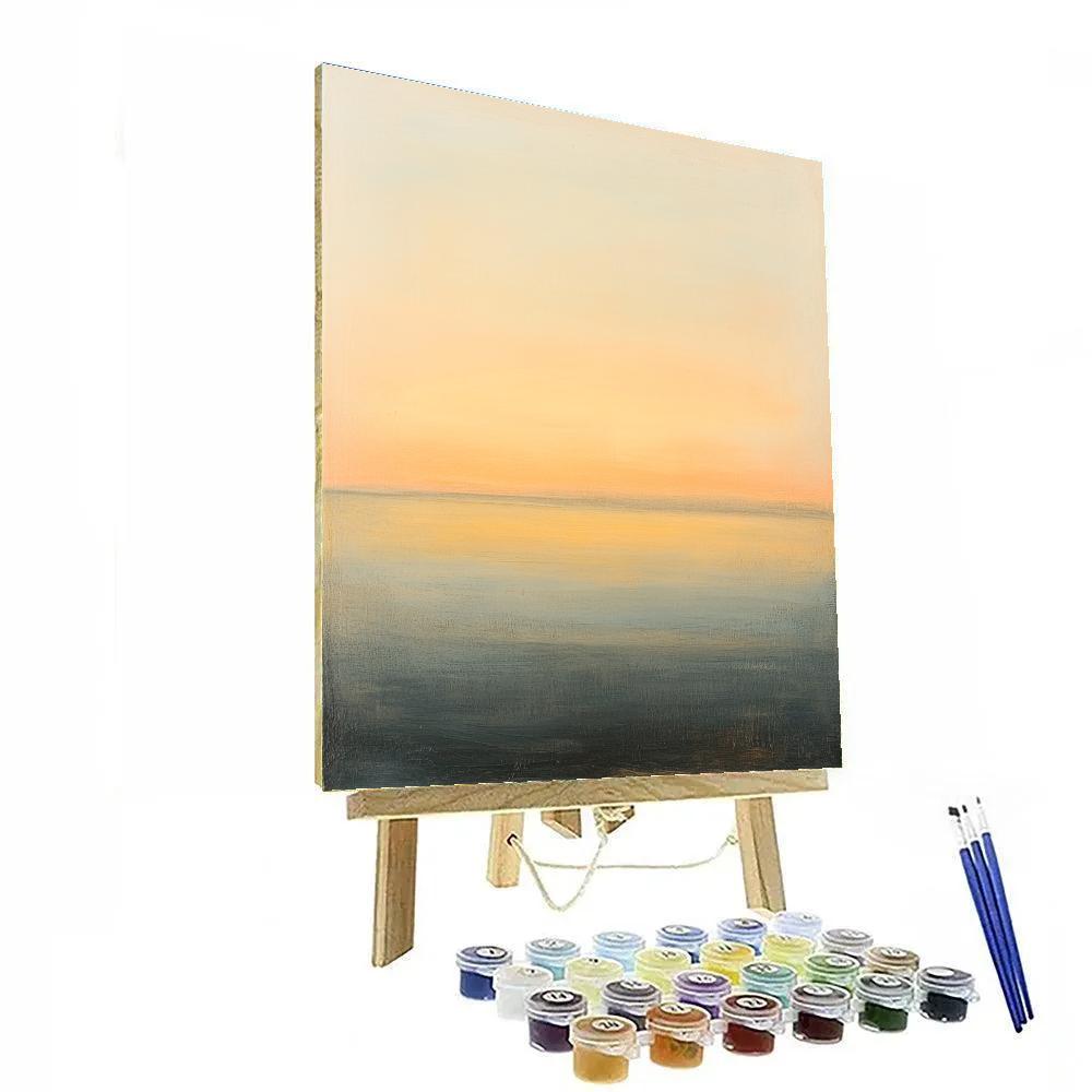 Mark Rothko Inspired Silent Dawn Horizon paint by color
