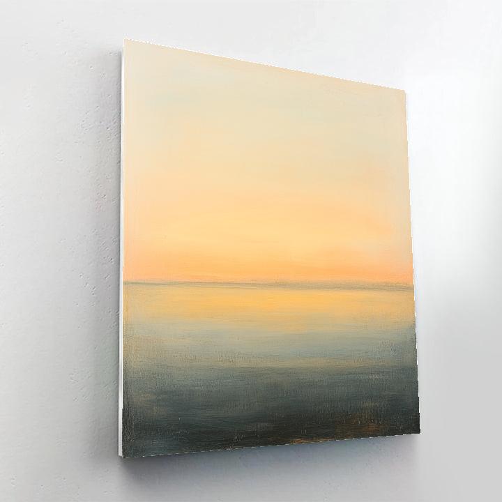 Mark Rothko Inspired Silent Dawn Horizon paint by color