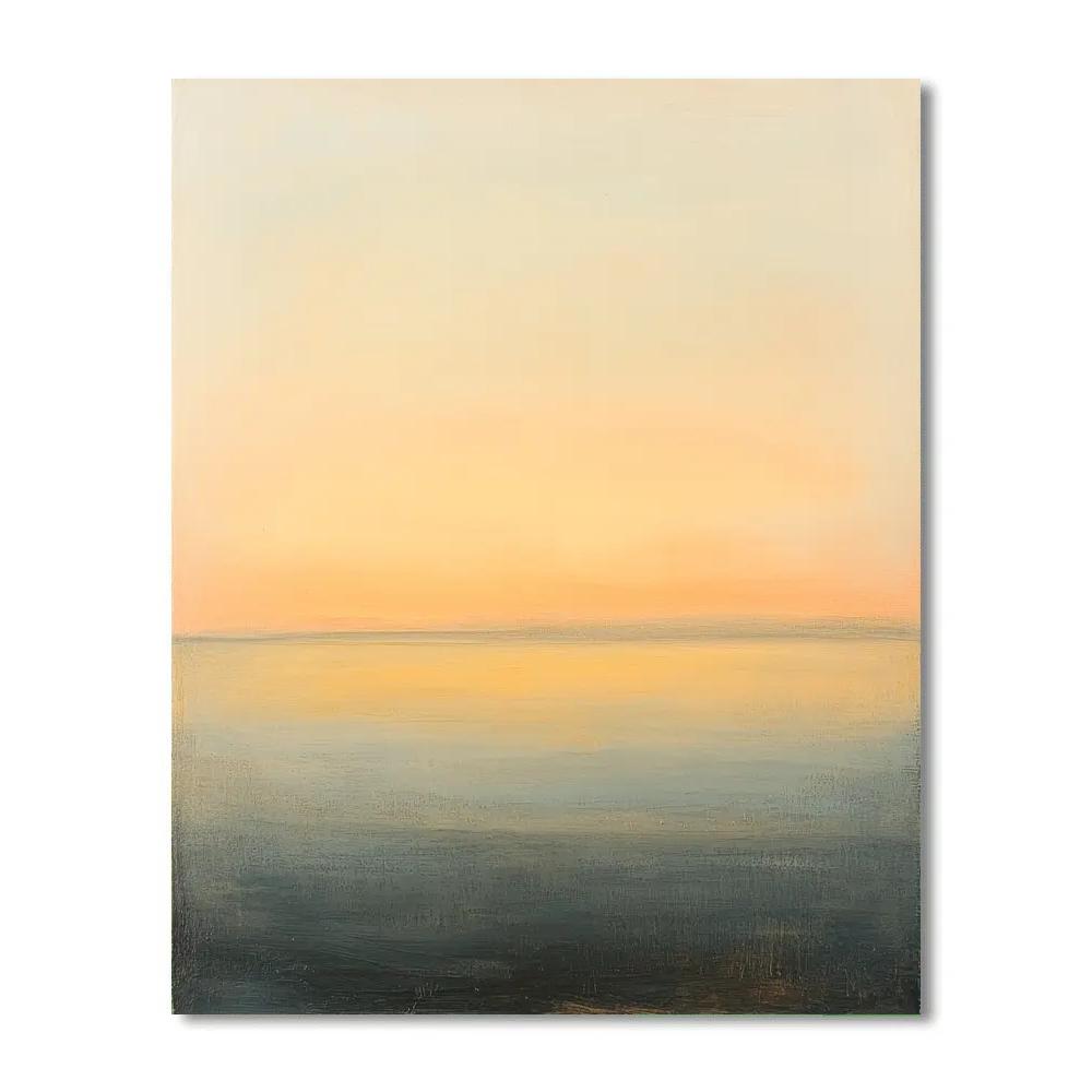 Mark Rothko Inspired Silent Dawn Horizon paint by color