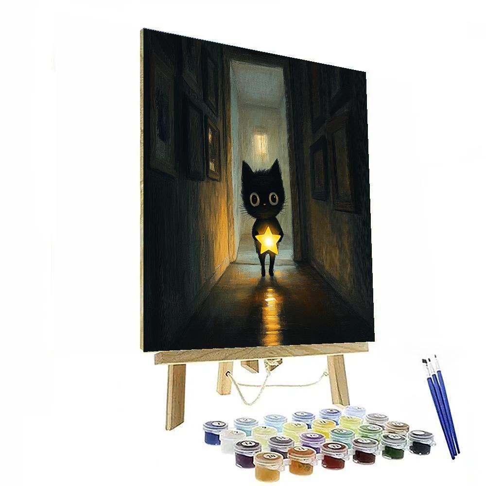 Fear Nightlight Hallway Patrol - Disney Inspired Paint by numbers art