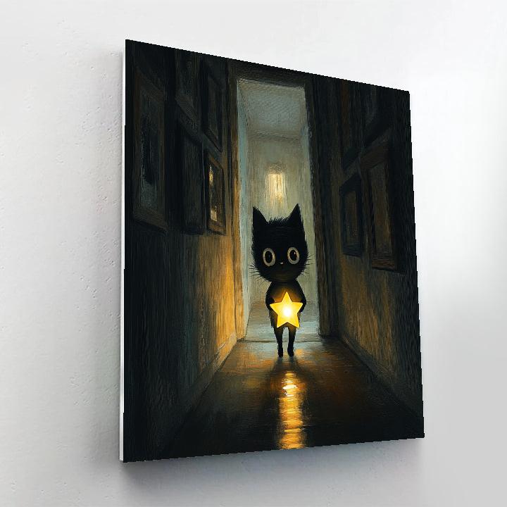 Fear Nightlight Hallway Patrol - Disney Inspired Paint by numbers art
