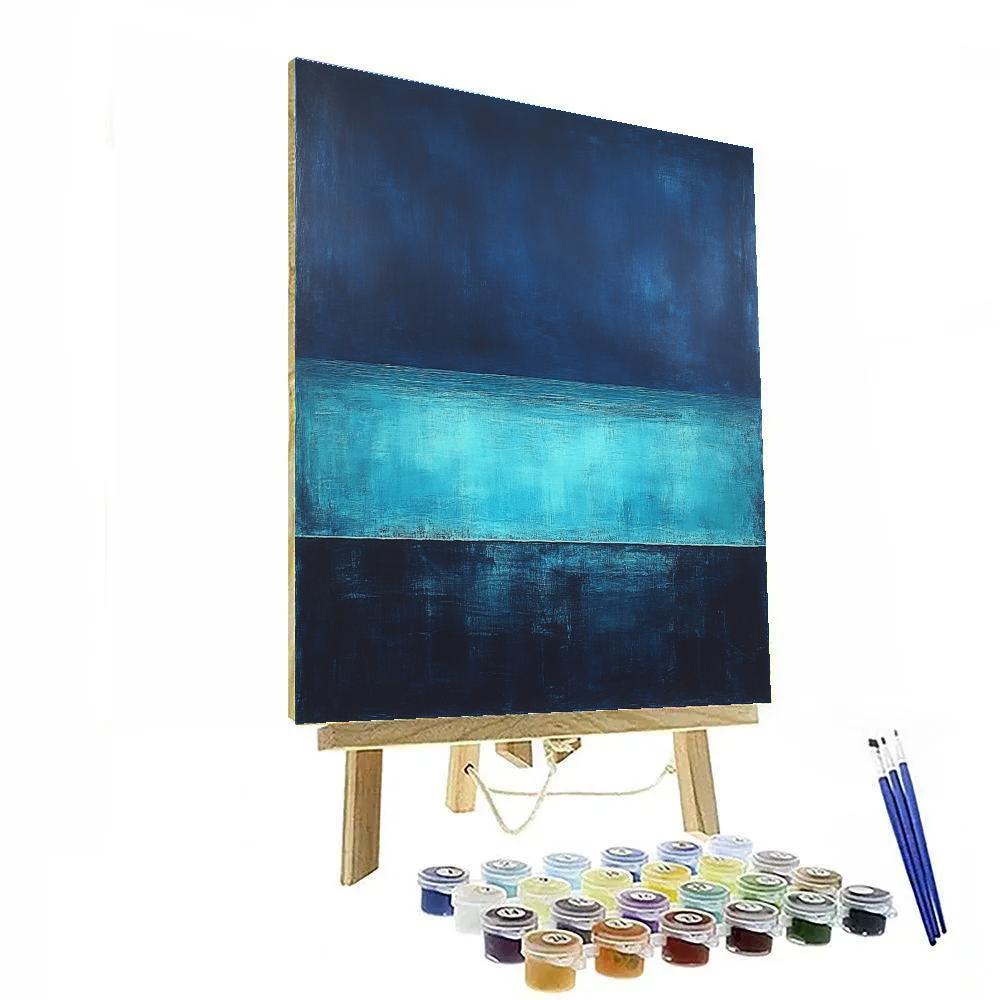 Mark Rothko Inspired Cosmic Tidal Veil Paint by numbers kits