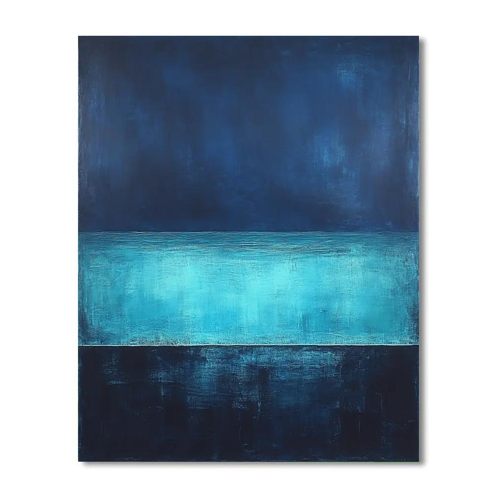 Mark Rothko Inspired Cosmic Tidal Veil Paint by numbers kits