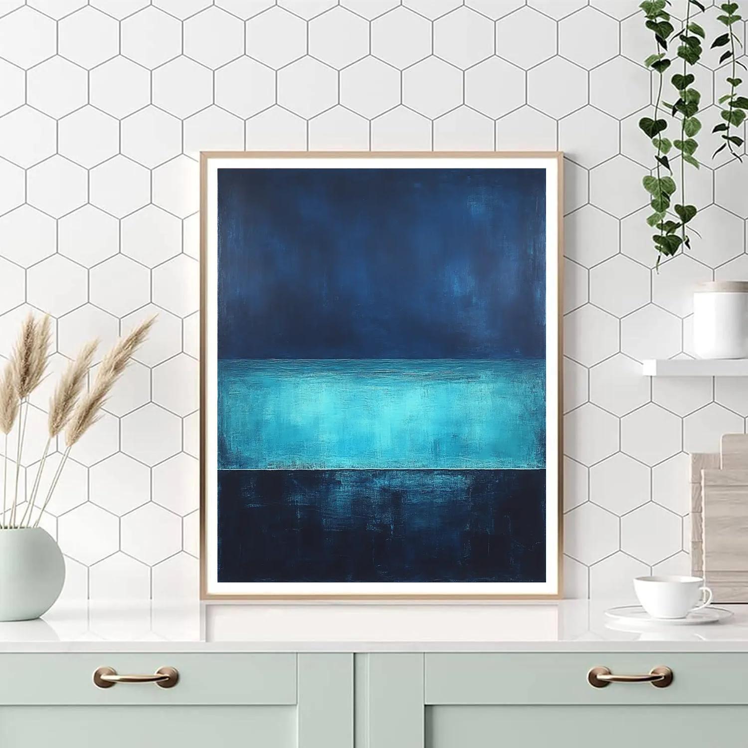Mark Rothko Inspired Cosmic Tidal Veil Paint by numbers kits