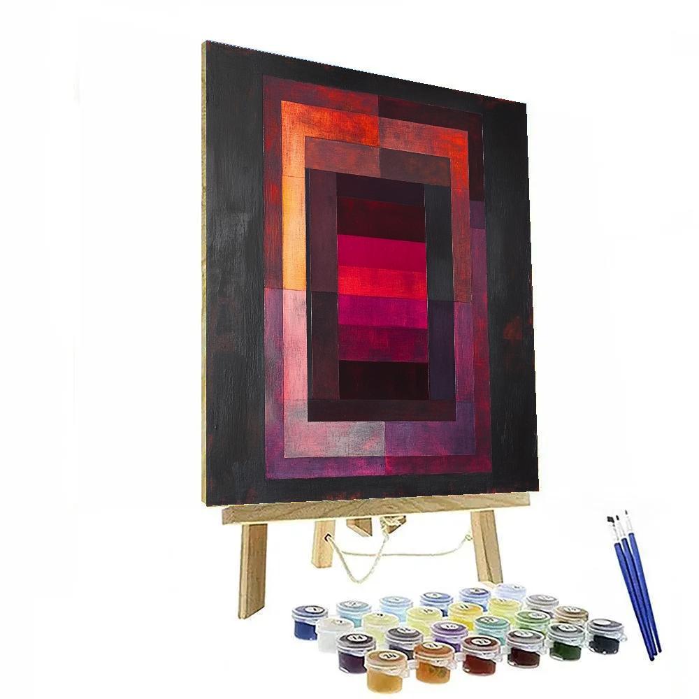 Mark Rothko Inspired Ember Of Passing Time paint by number