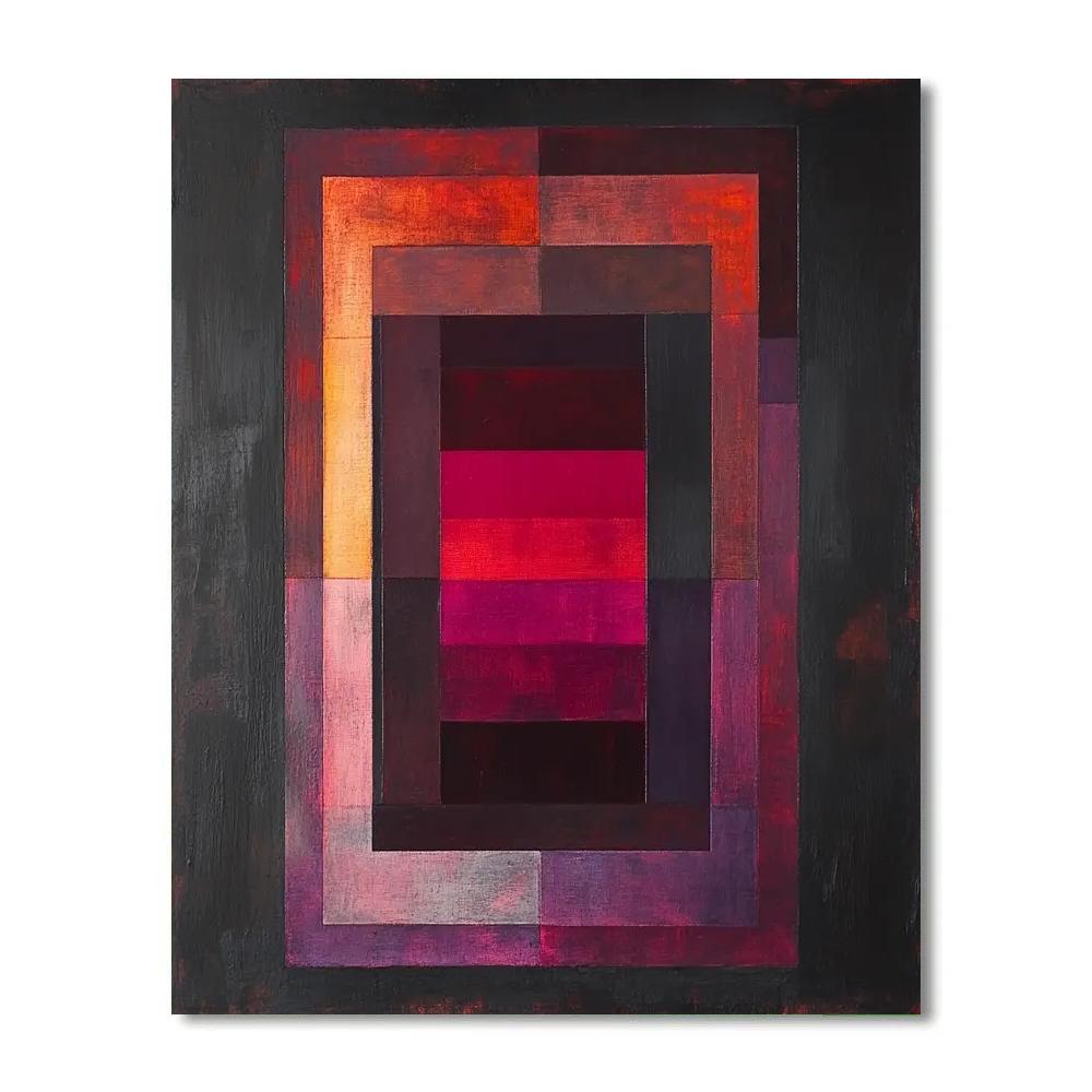 Mark Rothko Inspired Ember Of Passing Time paint by number