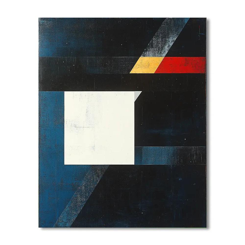 Kazimir Malevich Inspired Celestial Grid Of Pure Abstraction DIY paint by numbers