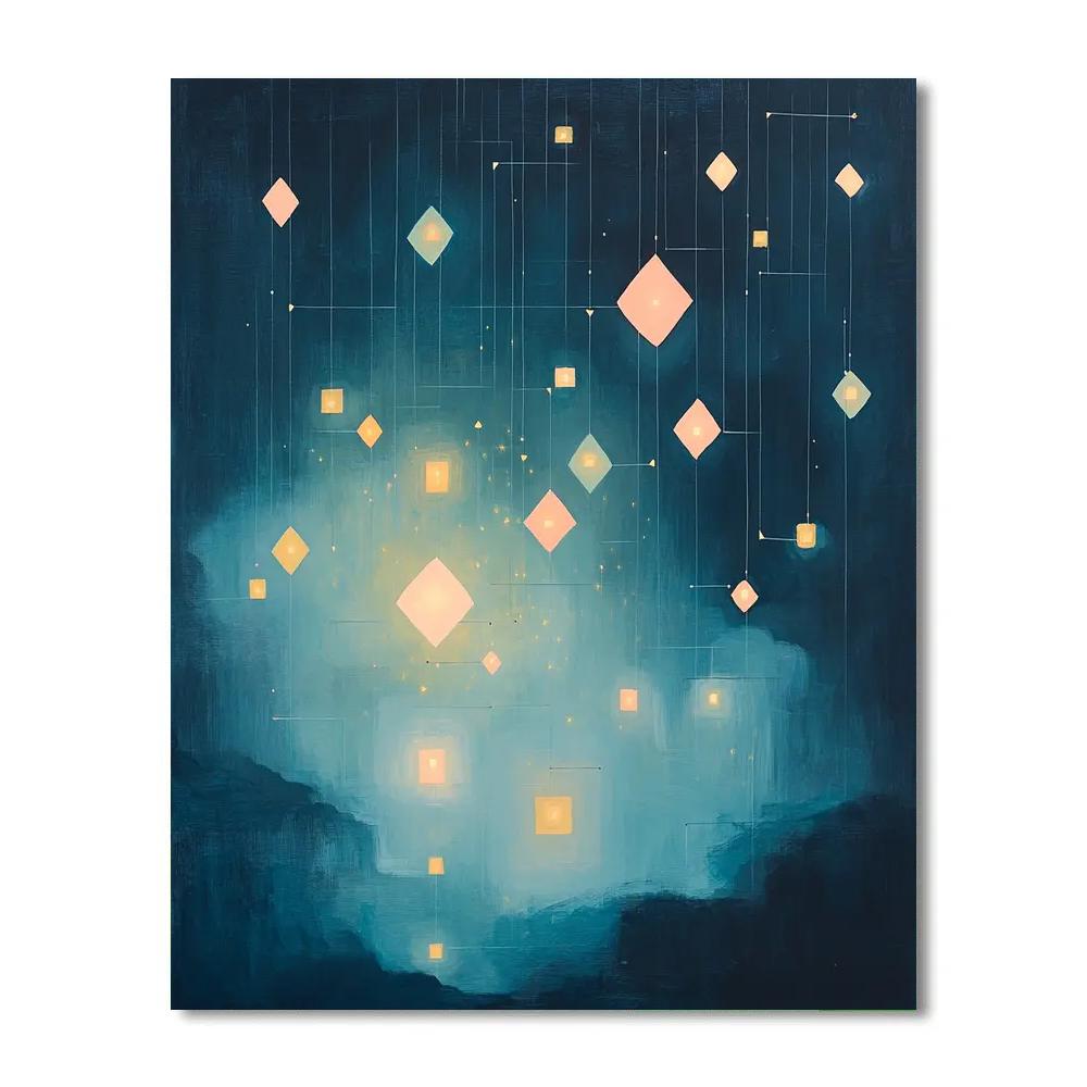 Paul Klee Inspired Silent Constellations paint by number