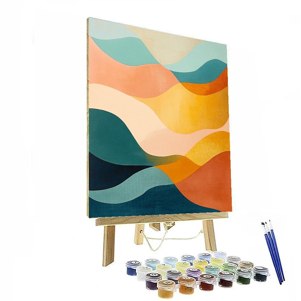 Paul Klee Inspired Fragmented Daydream painting number kit