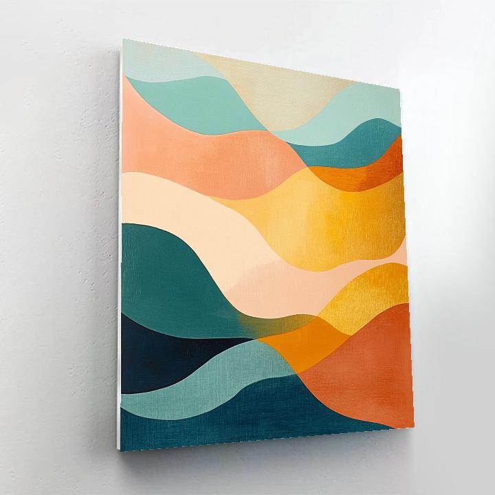 Paul Klee Inspired Fragmented Daydream painting number kit