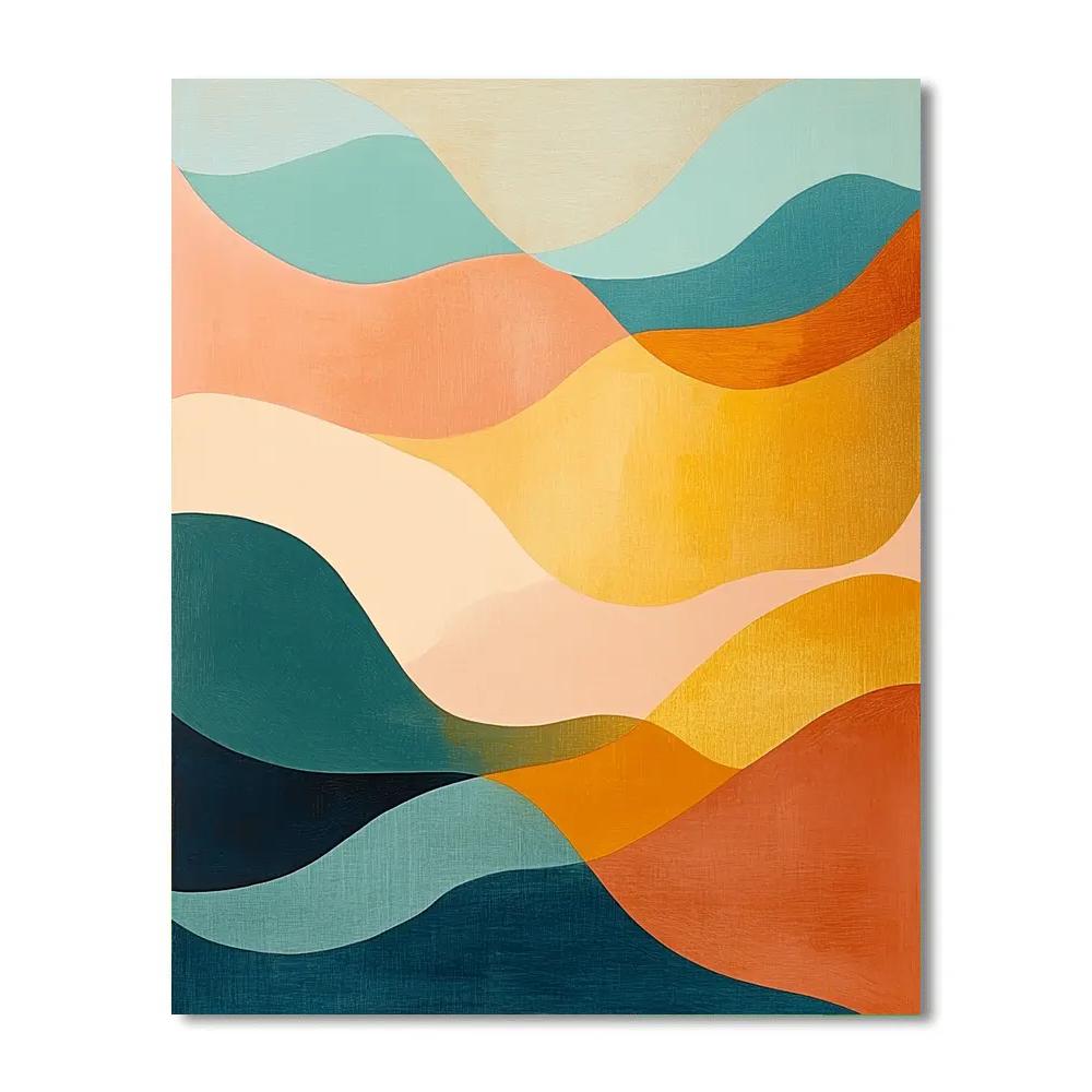 Paul Klee Inspired Fragmented Daydream painting number kit