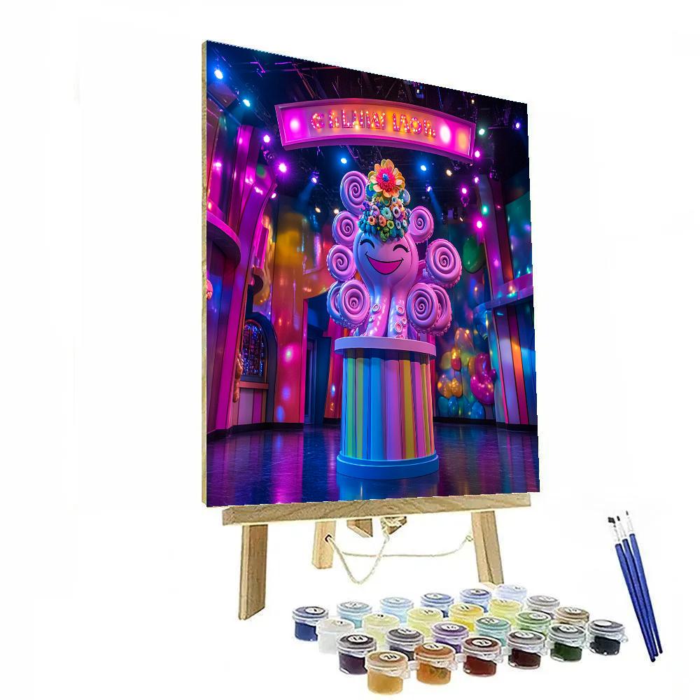 Celia Mae Laugh Floor Welcome Glow Disney Inspired paint by number