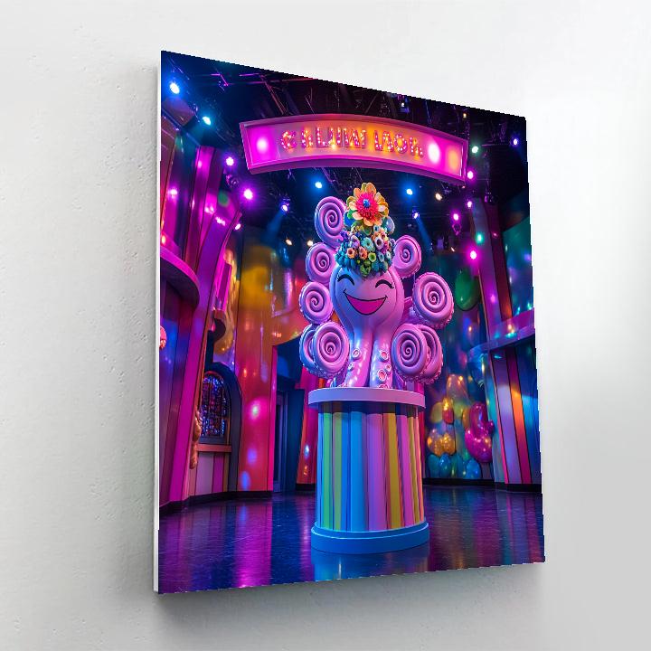 Celia Mae Laugh Floor Welcome Glow Disney Inspired paint by number