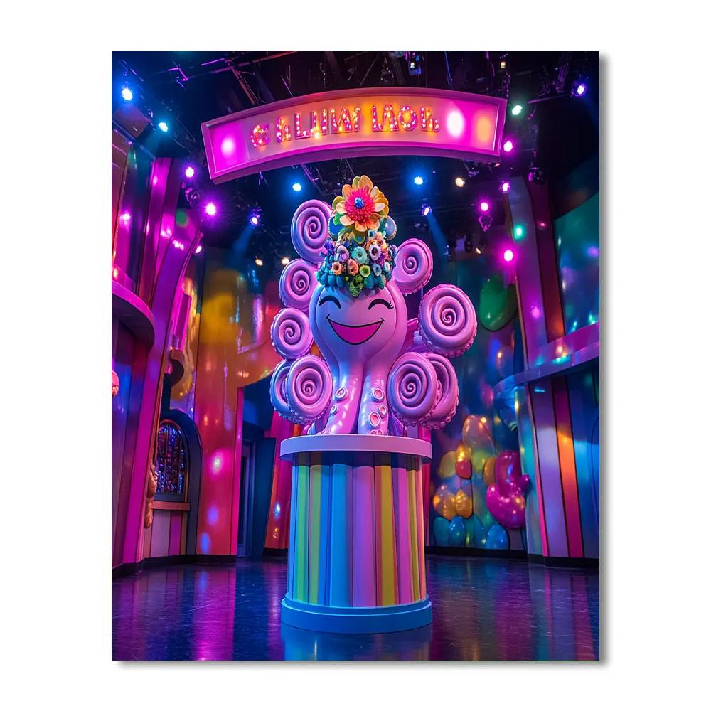 Celia Mae Laugh Floor Welcome Glow Disney Inspired paint by number