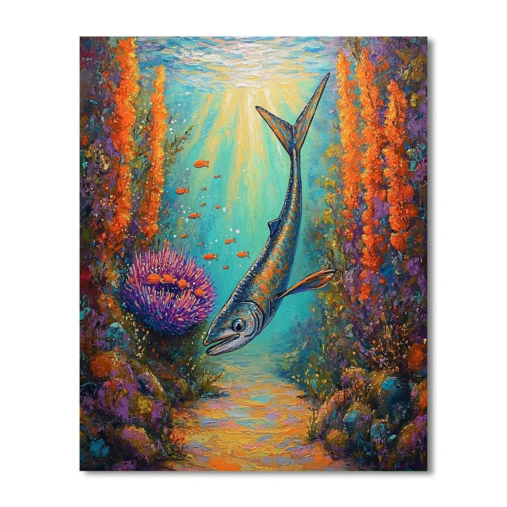 Marlin Coral Home Reef Patrol Disney Inspired Paint by numbers art