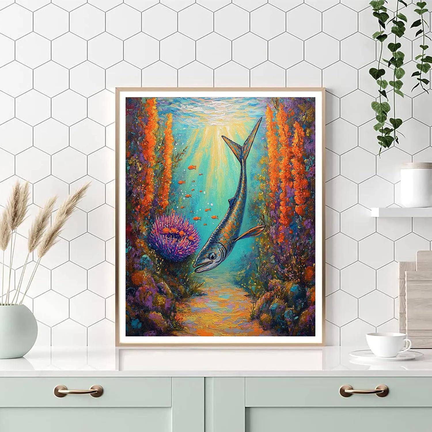 Marlin Coral Home Reef Patrol Disney Inspired Paint by numbers art