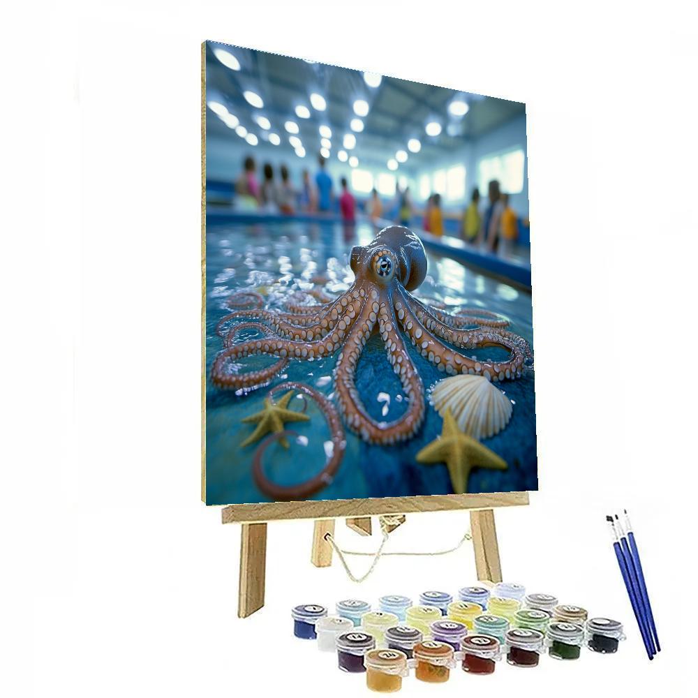 Hank Touch Tank Escape Route Disney Inspired DIY paint by numbers