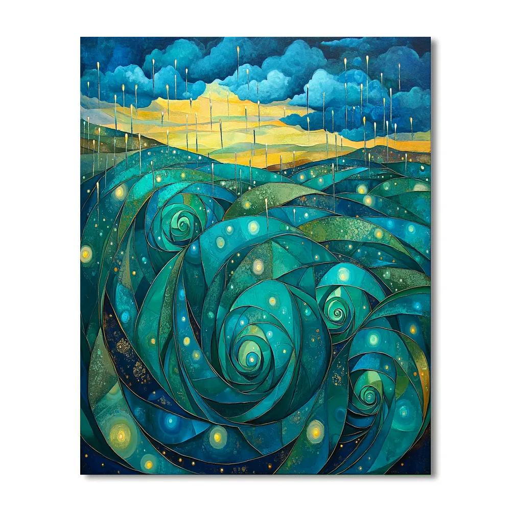 Frida Kahlo Inspired Agave Rain Dream Painting by numbers kit