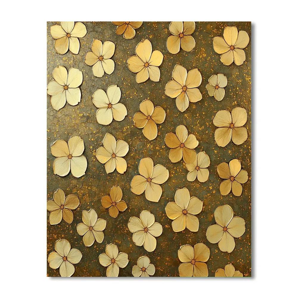 Gustav Klimt Inspired Orchard Blossom Carpet Numbered painting kits
