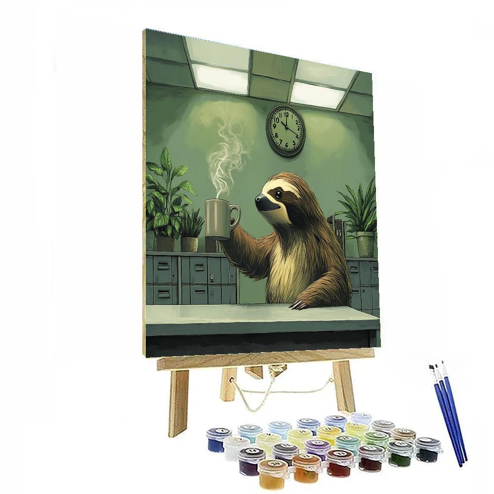 Flash DMV Coffee Break Giggles Disney Inspired paint by number