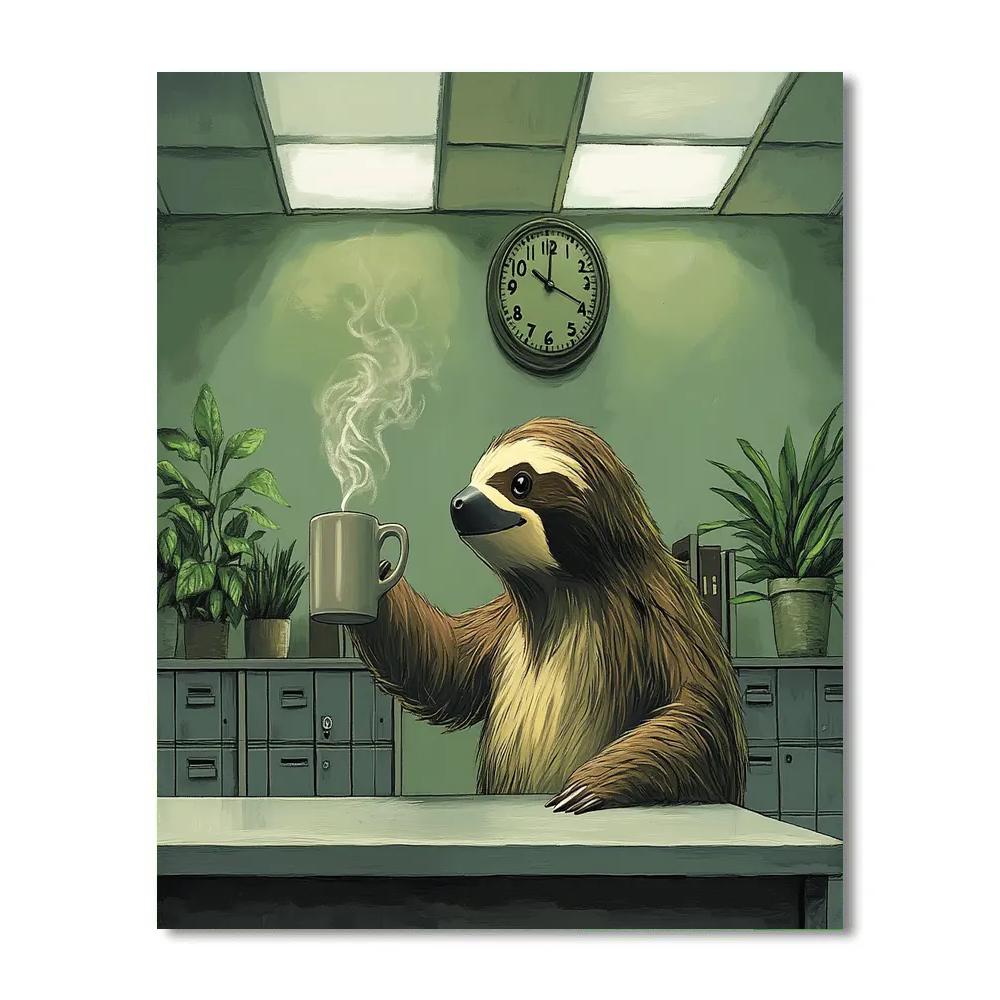 Flash DMV Coffee Break Giggles Disney Inspired paint by number