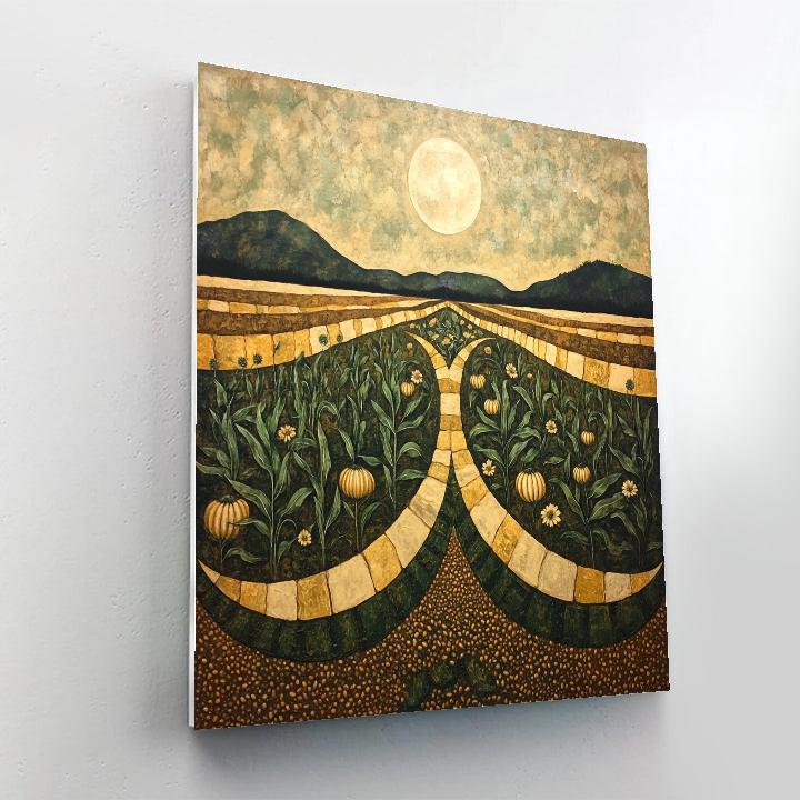 Frida Kahlo Inspired Milpa Moon Cycle Painting by numbers kit