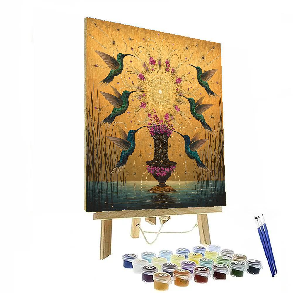 Frida Kahlo Inspired Tzintzuntzan Humming Chorus Paint by numbers art