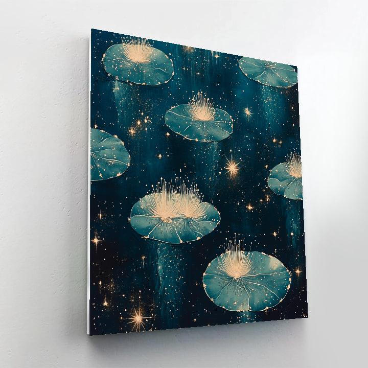 Frida Kahlo Inspired Nopal Galaxy Drift Number painting