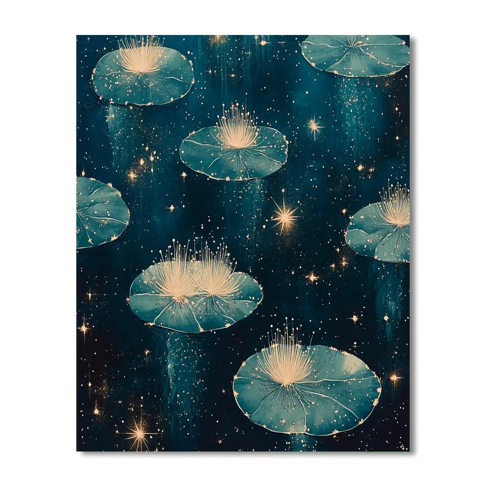 Frida Kahlo Inspired Nopal Galaxy Drift Number painting