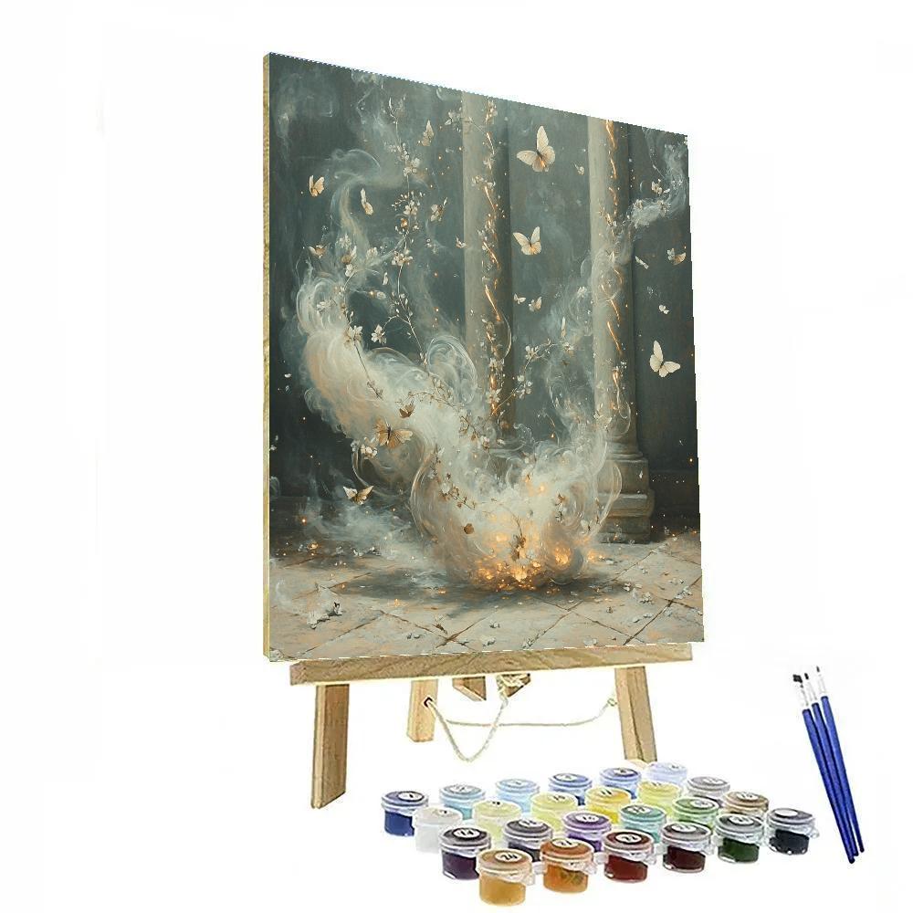 Frida Kahlo Inspired Copal Smoke Garden Numbered painting kits