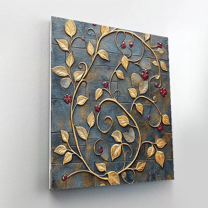 Gustav Klimt Inspired Golden Vine Tapestry Painting by numbers kit