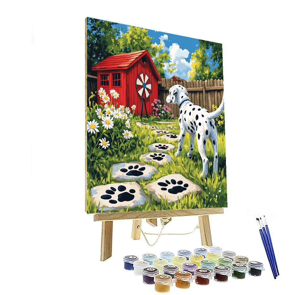 Patch Backyard Spot Hunt Disney Inspired Paint by numbers kits