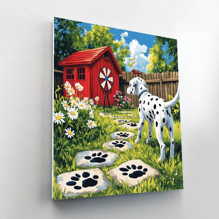 Patch Backyard Spot Hunt Disney Inspired Paint by numbers kits