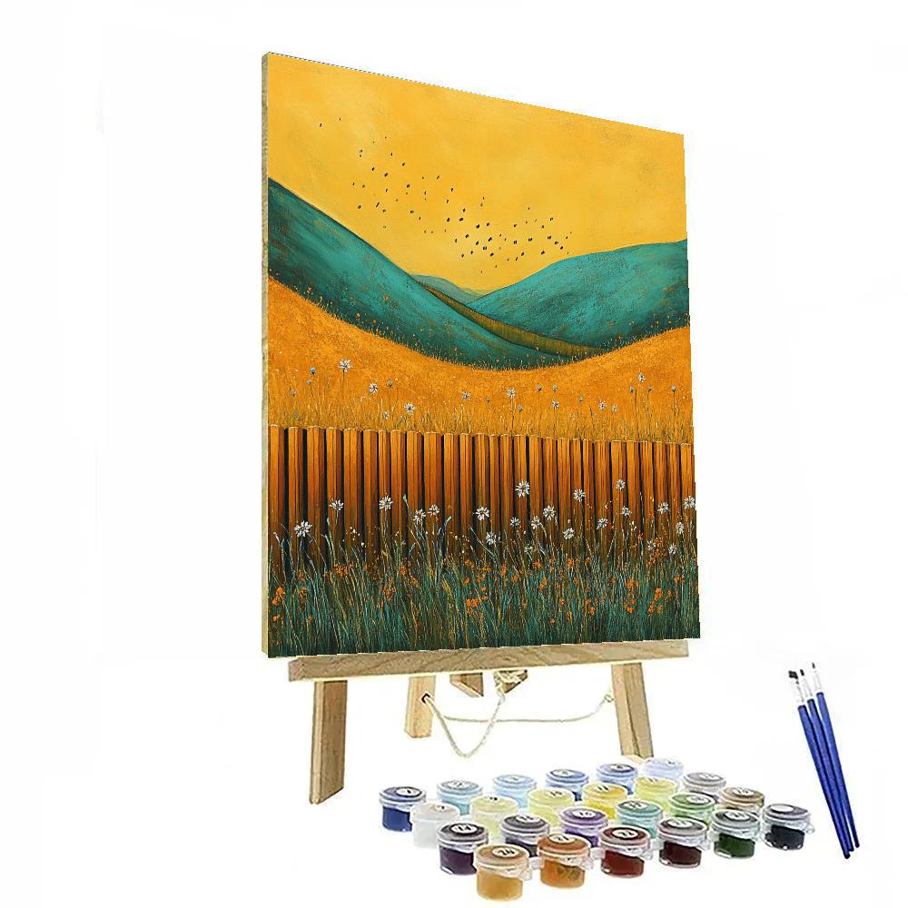 Frida Kahlo Inspired Marimba Wind Patterns Numbered painting kits