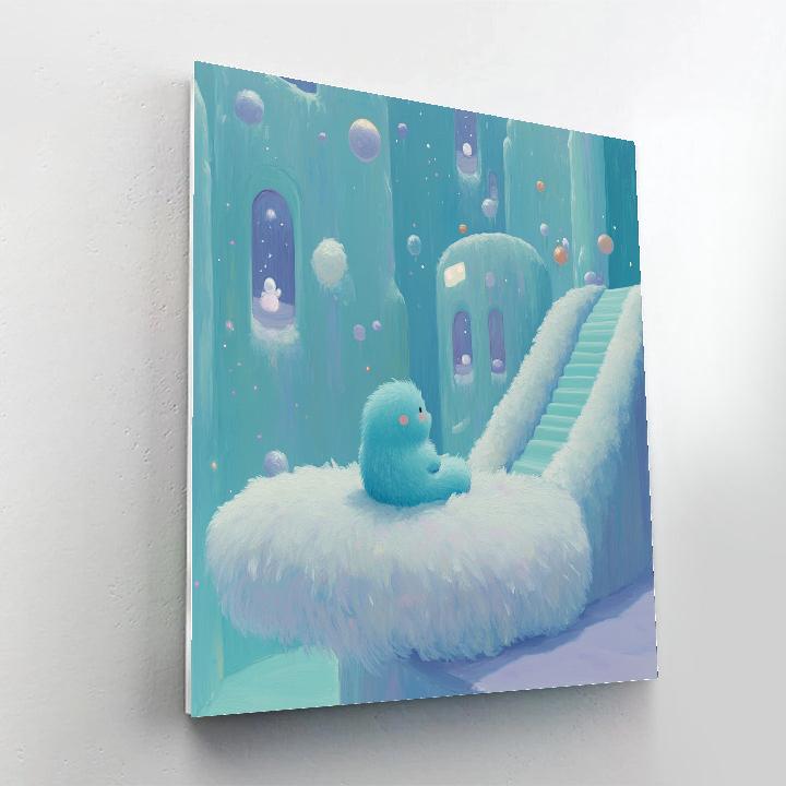 Twenty Two Soul Training Cloud Park Disney Inspired Number painting