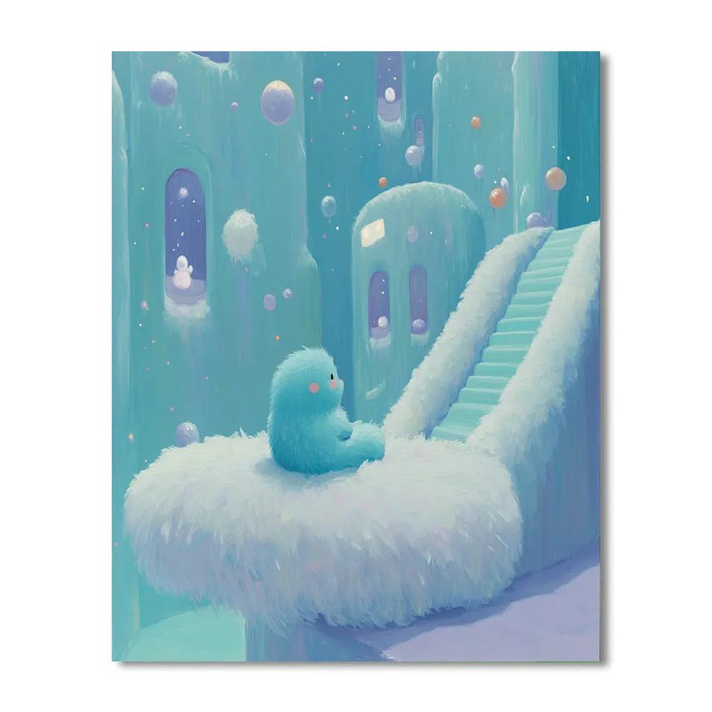 Twenty Two Soul Training Cloud Park Disney Inspired Number painting