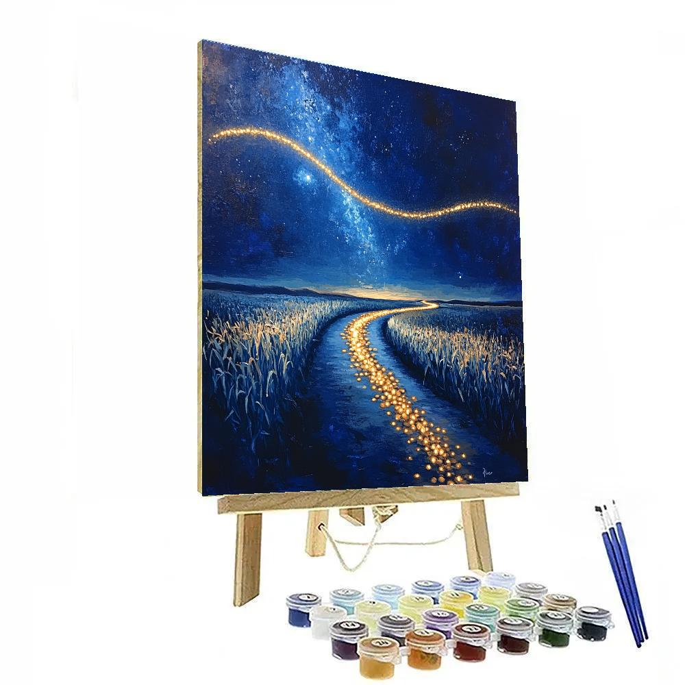 Frida Kahlo Inspired Milky Way Maize Road DIY paint by numbers
