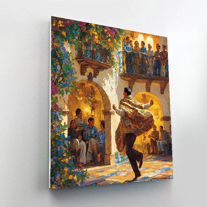 Camilo Encanto Courtyard Shape Shift Show Disney Inspired paint by number