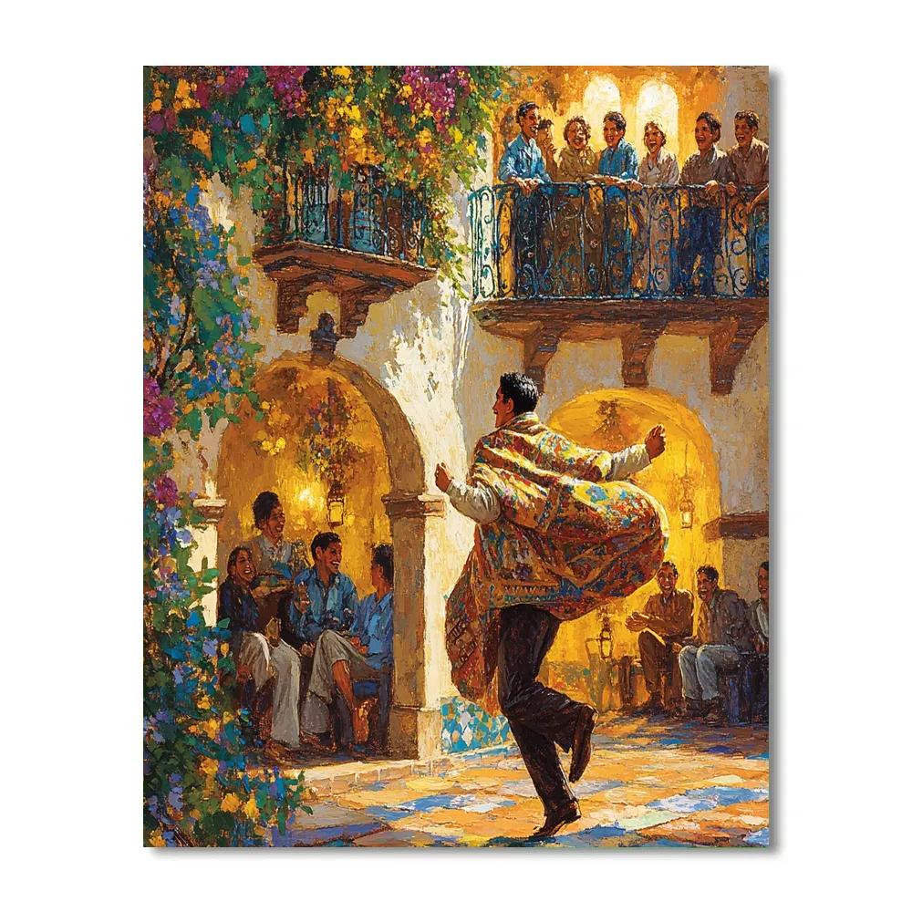 Camilo Encanto Courtyard Shape Shift Show Disney Inspired paint by number