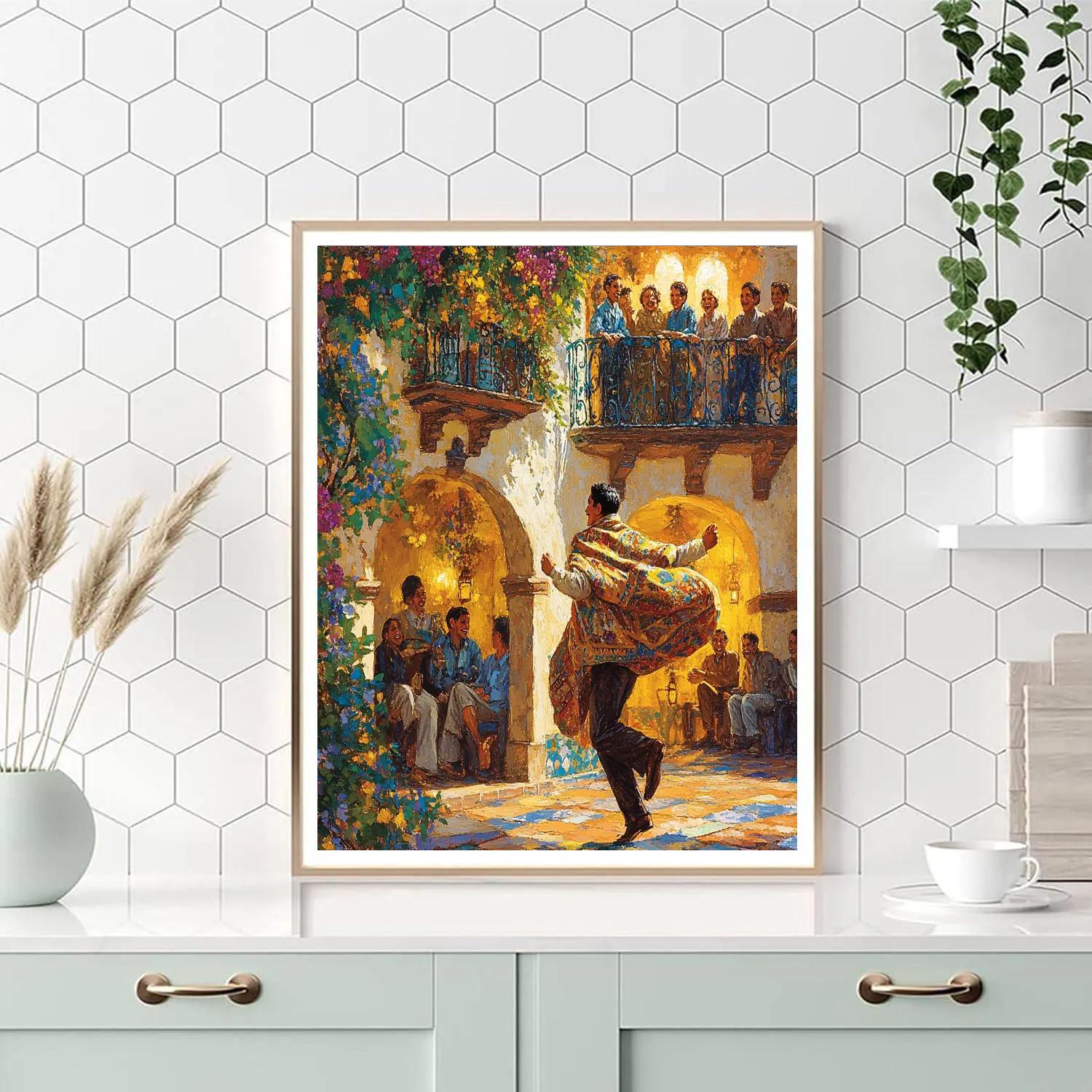 Camilo Encanto Courtyard Shape Shift Show Disney Inspired paint by number