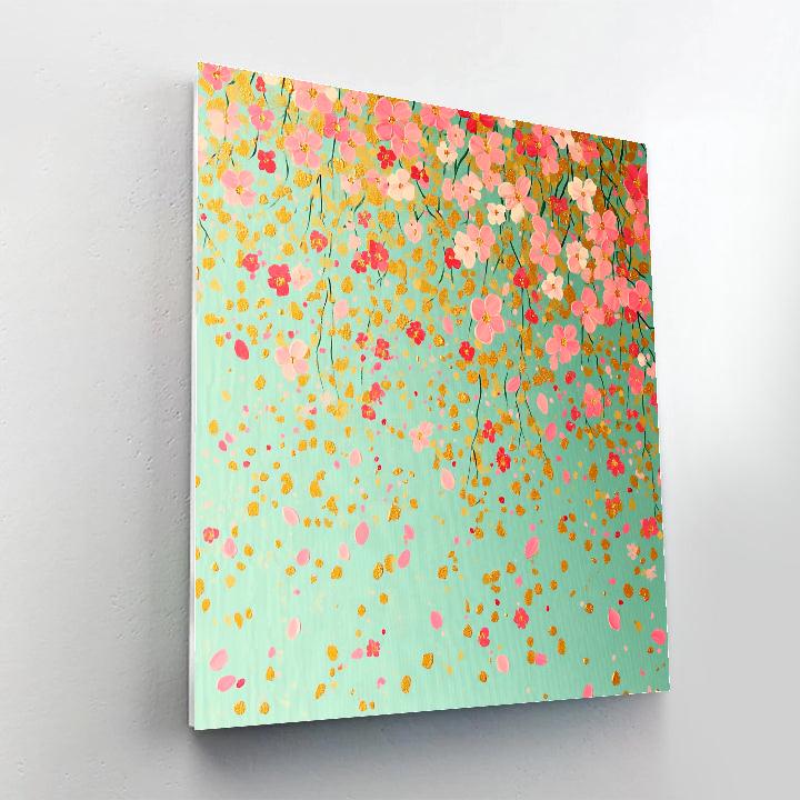 Gustav Klimt Inspired Patterned Blossom Rain Painting by numbers kit