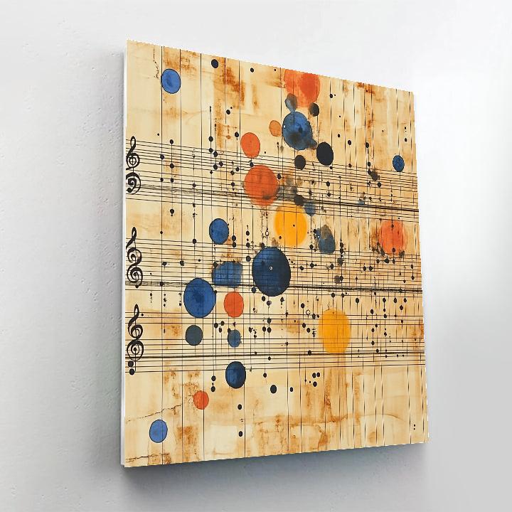 Paul Klee Inspired Constellation Music Score Painting by numbers kit