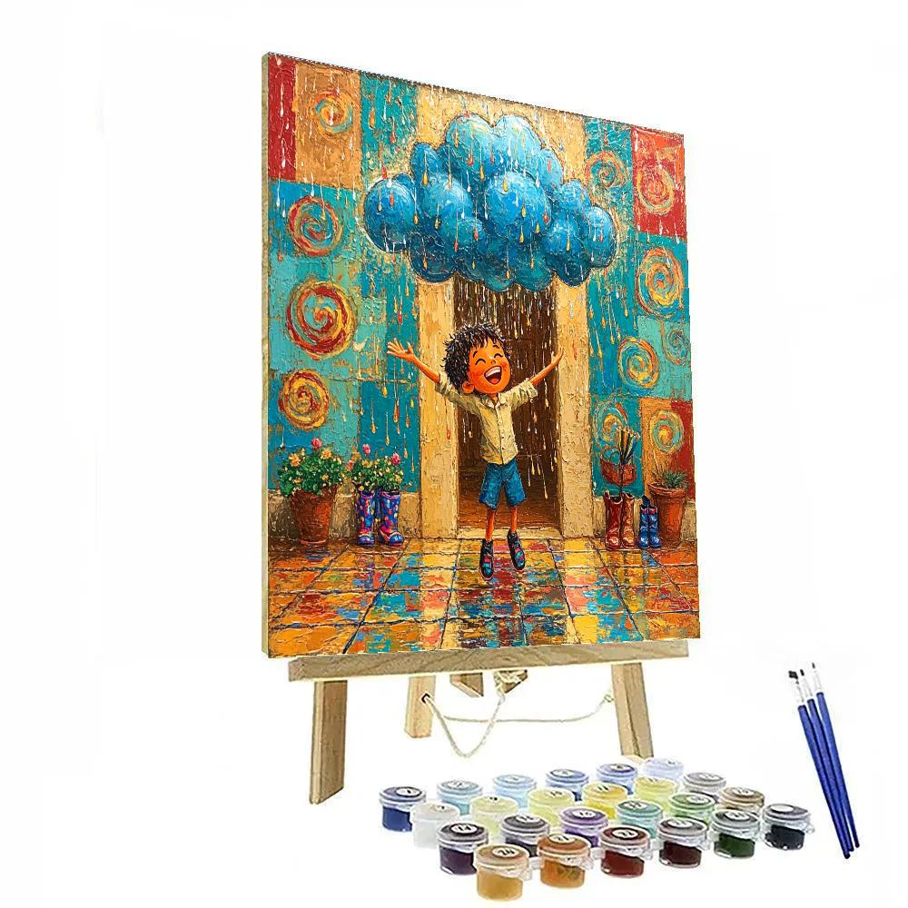 Felix Madrigal Stormy Dance Patio Disney Inspired Paint by numbers kits