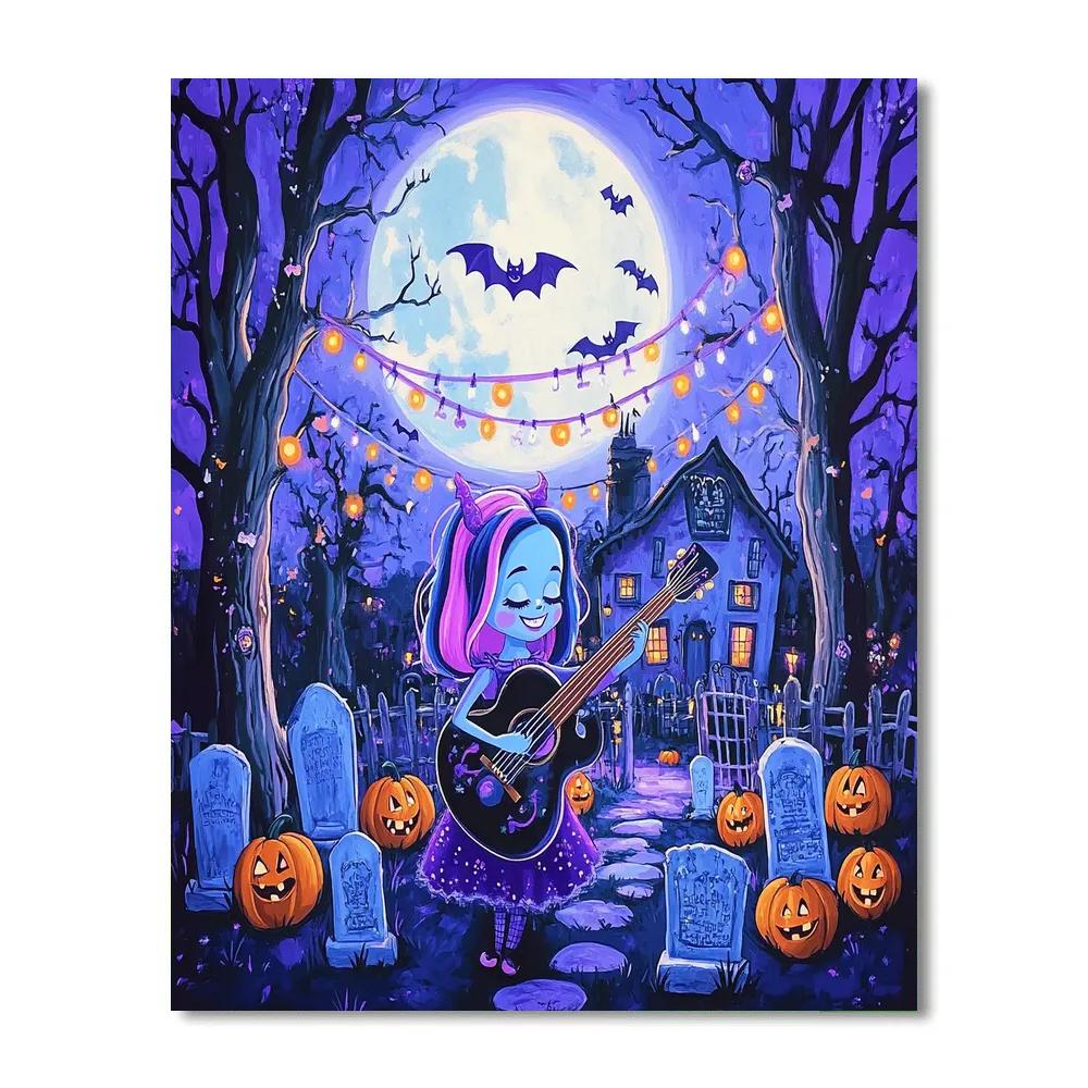 Vampirina Spooktacular Moonlit Jam Disney Inspired Paint by numbers kits