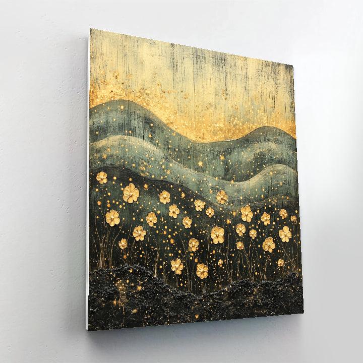 Frida Kahlo Inspired Chaparral Ember Bloom paint by numbers