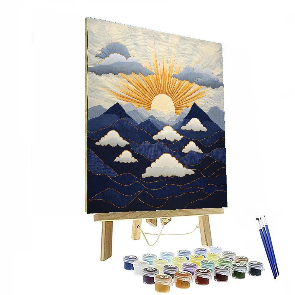Frida Kahlo Inspired Sierra Cloud Shawl Painting by numbers kit